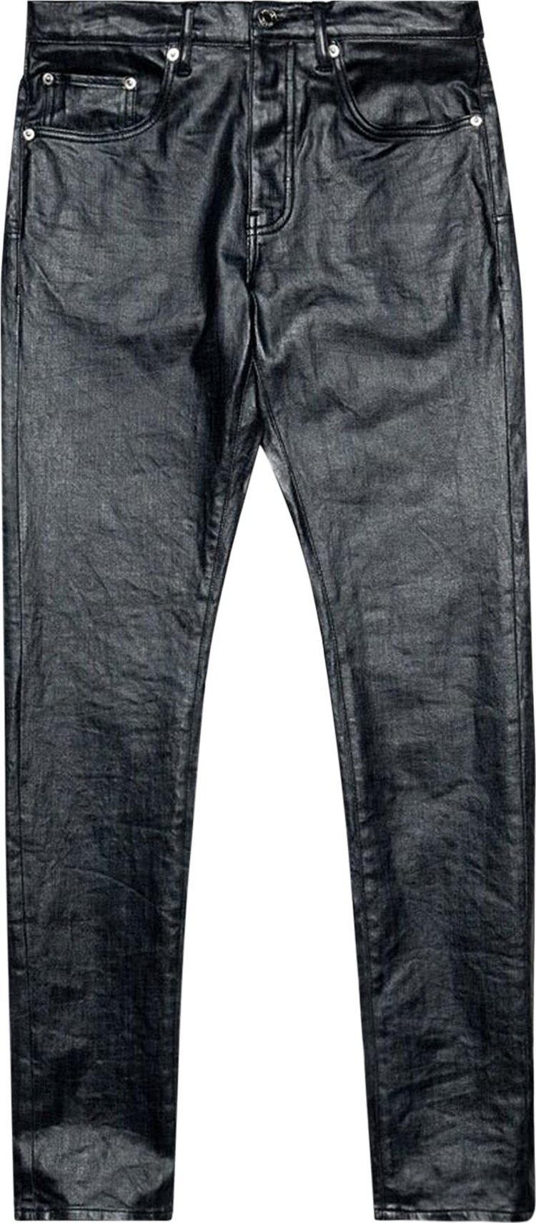 PURPLE BRAND Patent Film Jeans 'Dark Indigo'