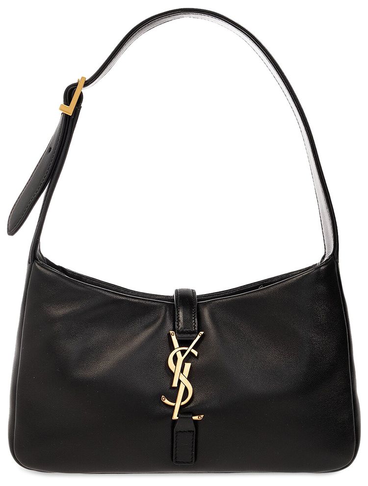 Saint Laurent Le 5 a 7 Puffer Shoulder Bag Black