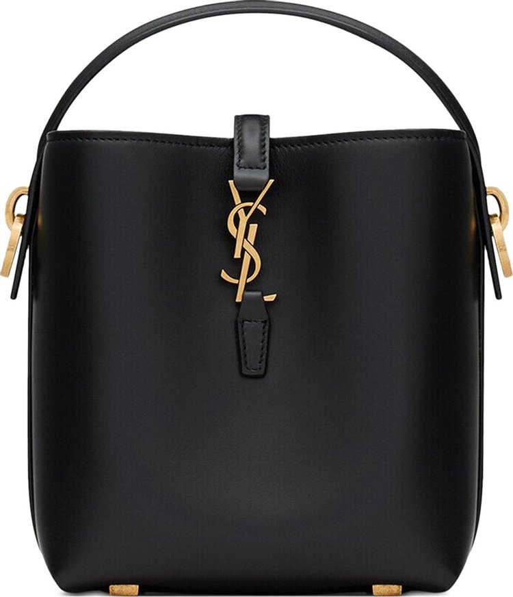 Saint Laurent Le 37 Leather Shoulder Bag Black