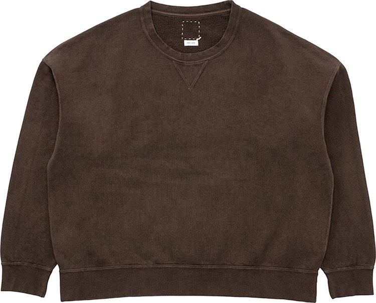 Visvim Crewneck Long-Sleeve Sweatshirt 'Dark Mud'
