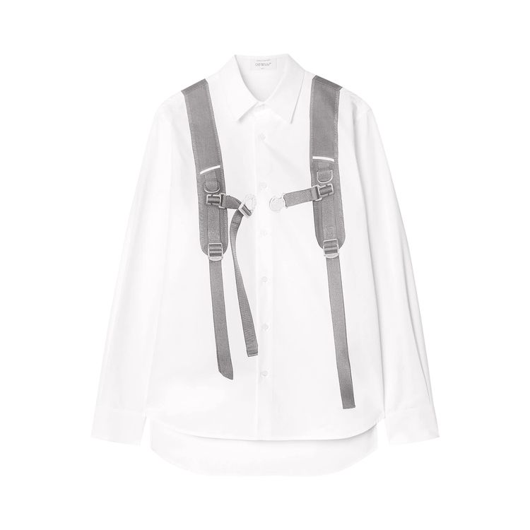 Off White Backpack Heavycot Shirt WhiteBlack