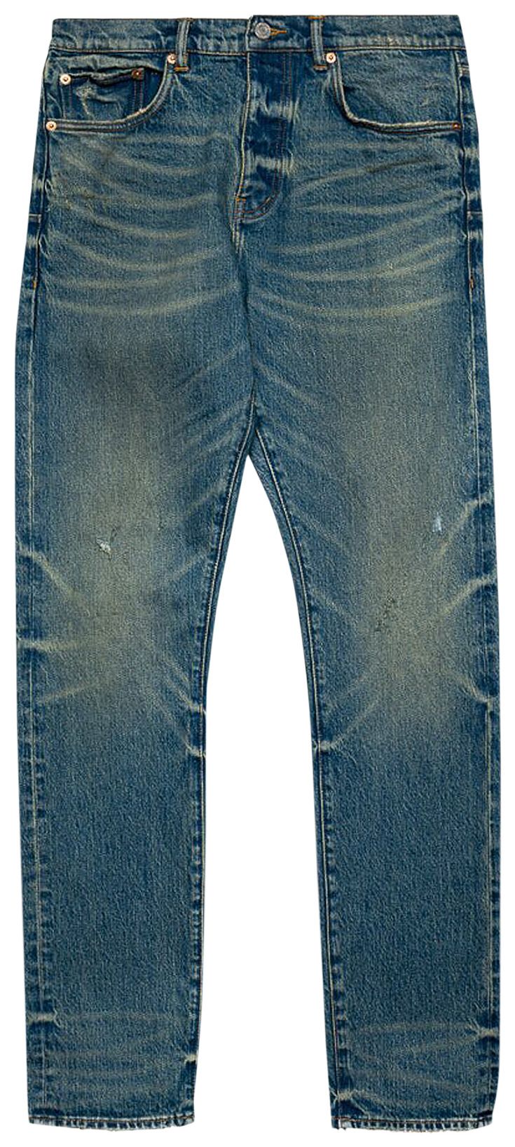 PURPLE BRAND 2 Year Dirty Fade Pants Mid Indigo