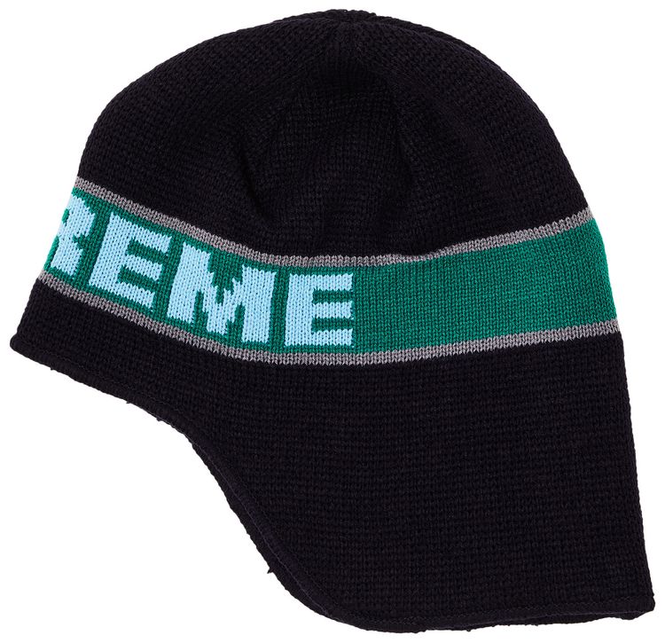 Supreme Earflap Beanie Navy