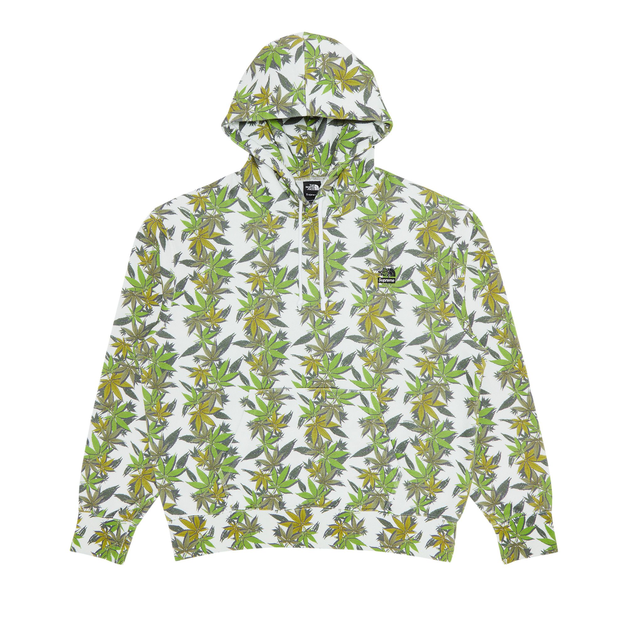 Buy Supreme x The North Face Leaf Hooded Sweatshirt White