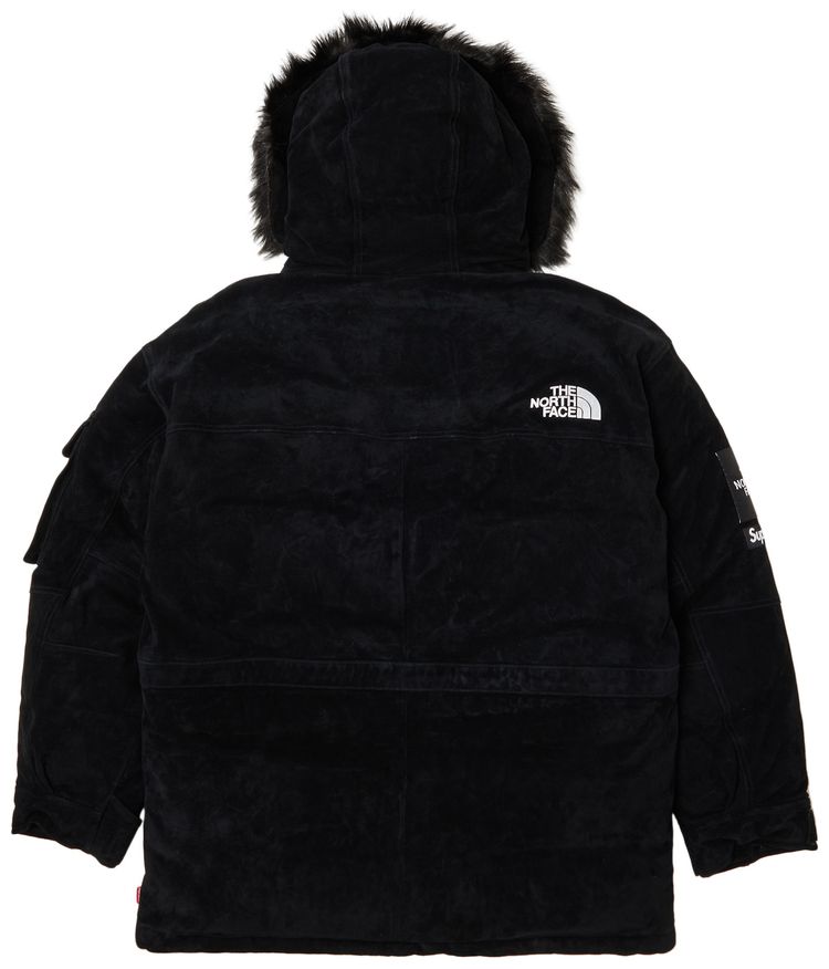 Supreme x The North Face Suede 600 Fill Down Parka Black