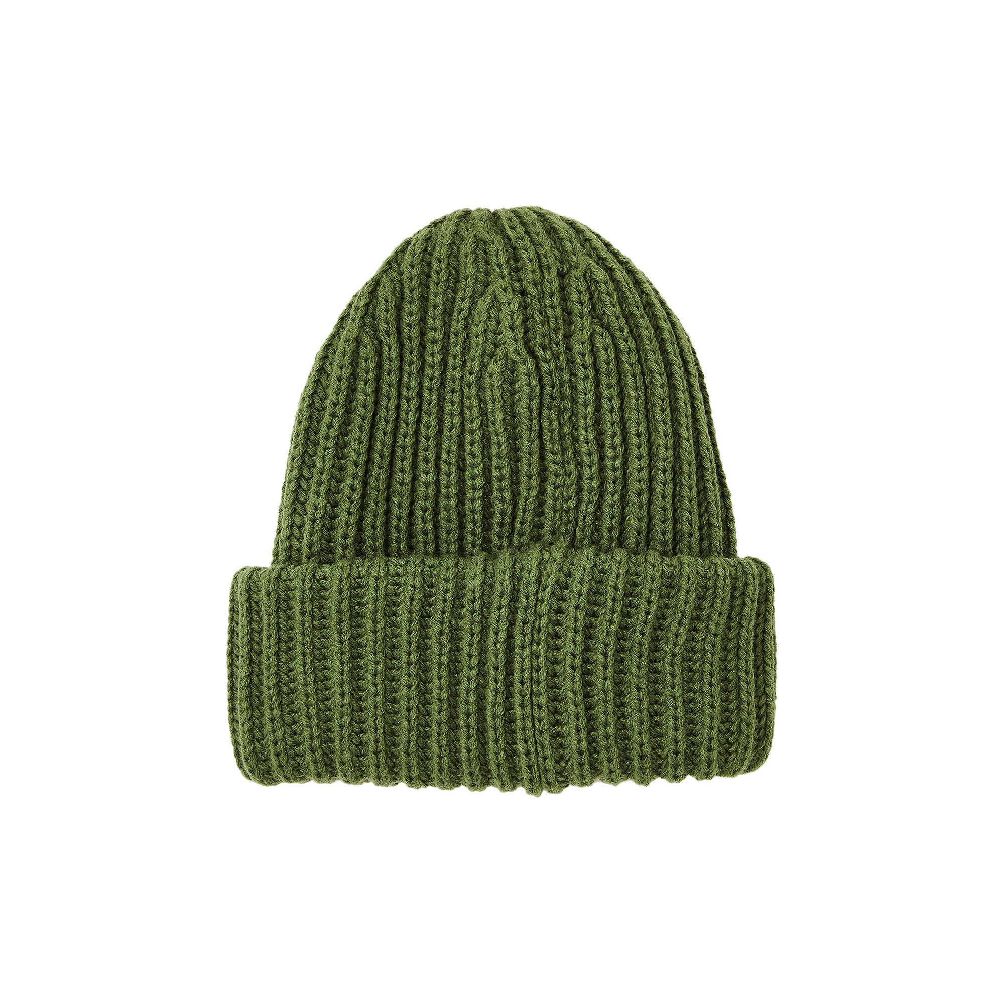 Buy Supreme Classic Logo Chunky Ribbed Beanie 'Olive' - FW23BN90 OLIVE |  GOAT DE
