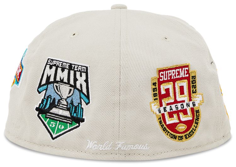 Supreme Championships Box Logo New Era Stone