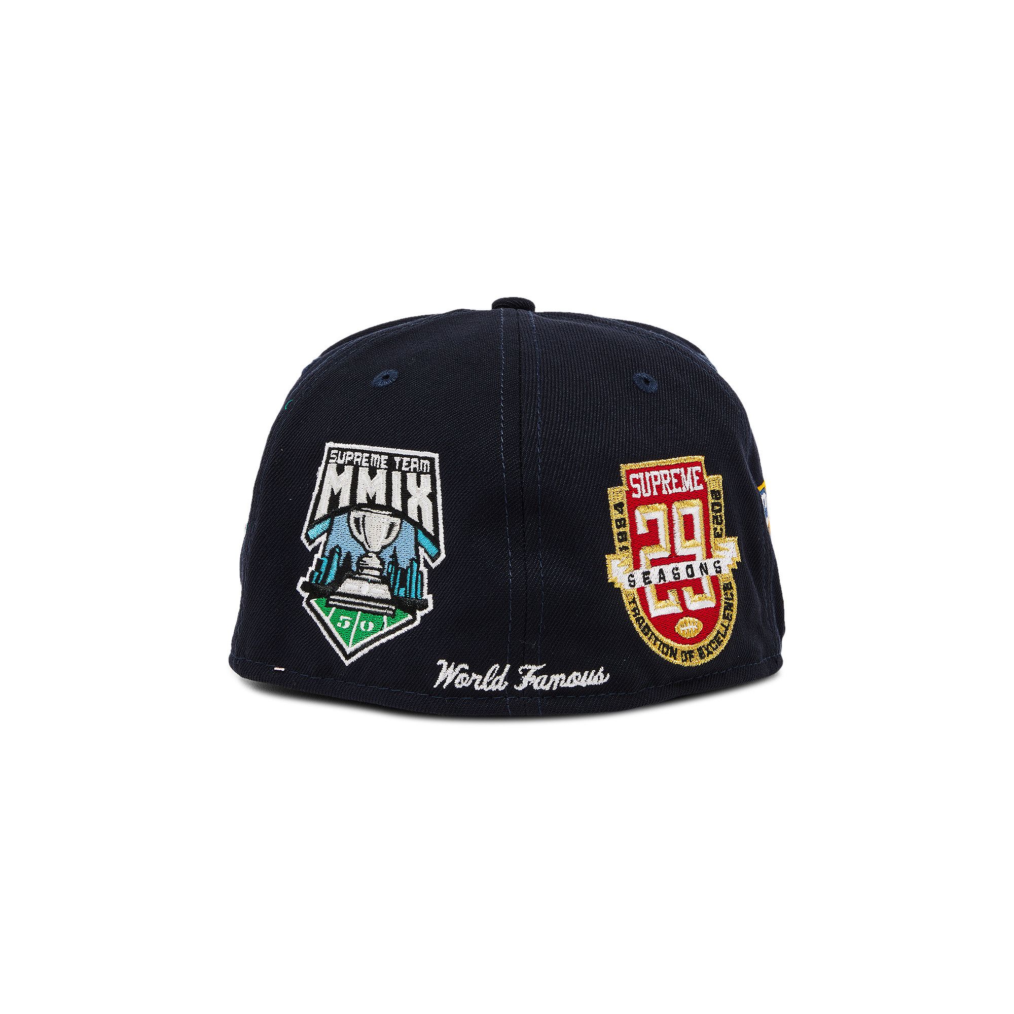 Buy Supreme Championships Box Logo New Era 'Navy' - FW23H25 NAVY