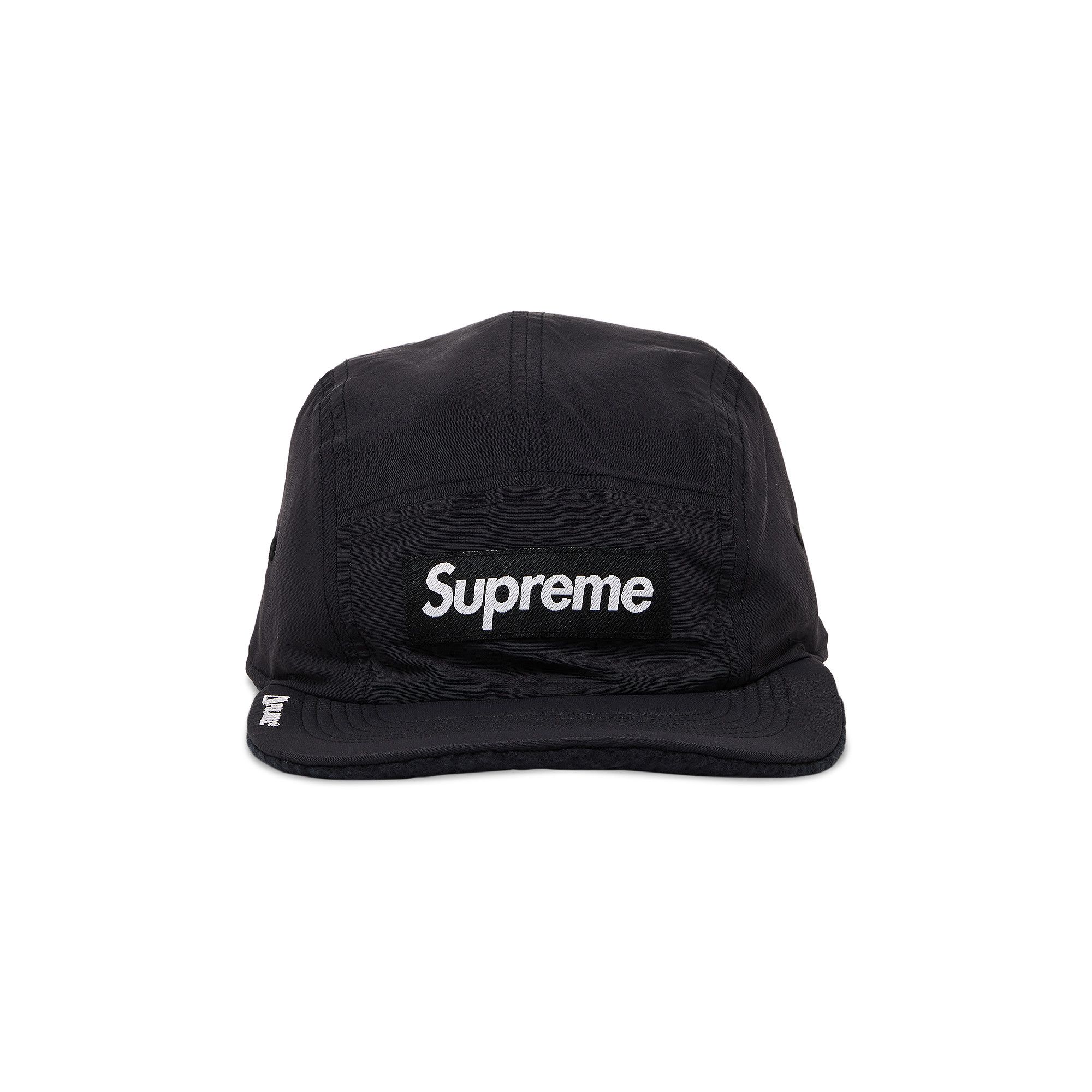 Buy Supreme Polartec Shearling Reversible Camp Cap Black