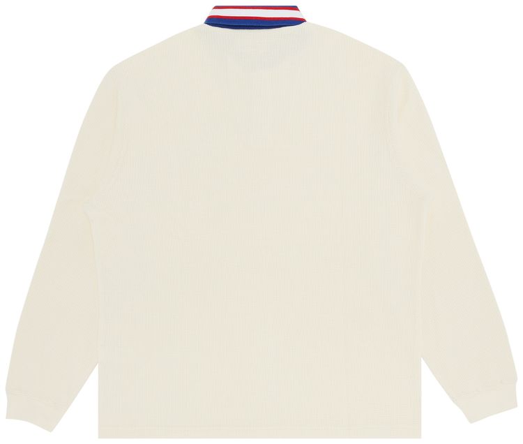 Supreme Thermal Long Sleeve Polo Natural