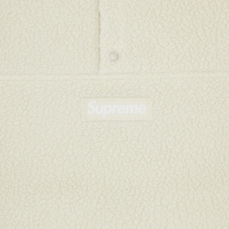 Supreme Polartec Shearling Reversible Pullover Natural