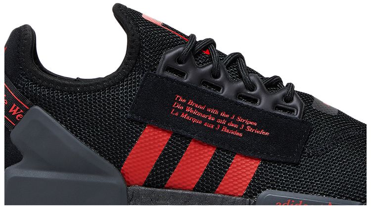 Adidas NMD R1 V2 Black Vivid Red