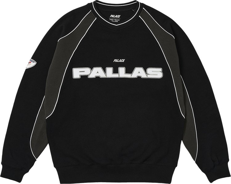 Palace Pallas Panel Crew 'Black'