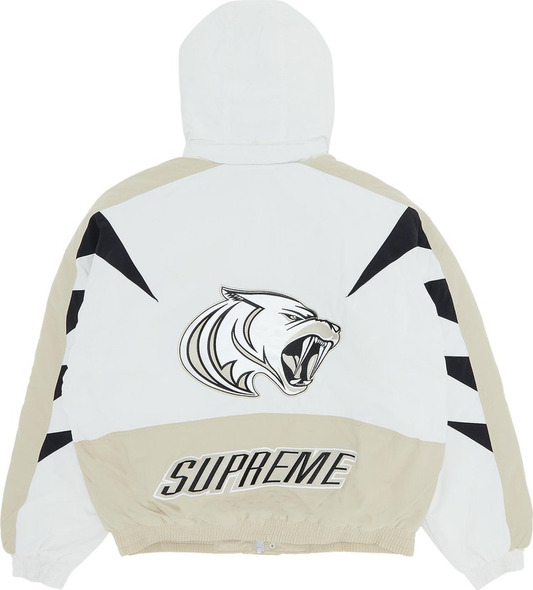 Supreme Wildcat Sideline Puffer Jacket Grey