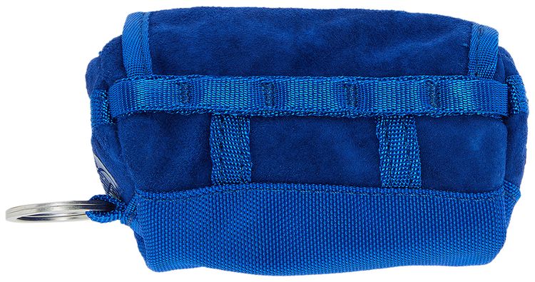 Supreme x The North Face Suede Base Camp Duffle Keychain Blue