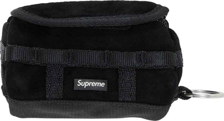 Supreme x The North Face Suede Base Camp Duffle Keychain 'Black'