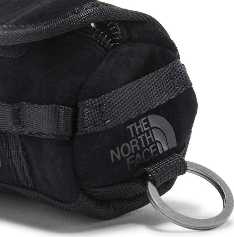 Supreme x The North Face Suede Base Camp Duffle Keychain Black