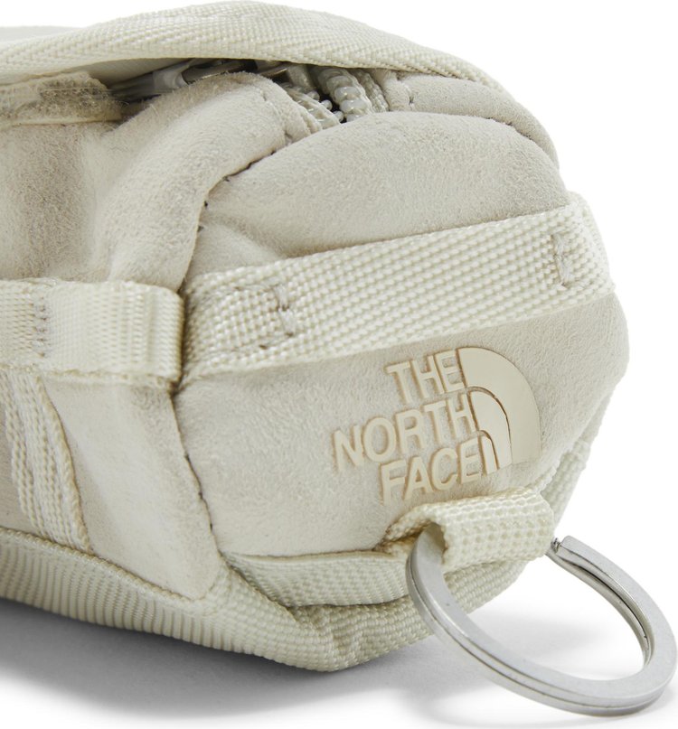 Supreme x The North Face Suede Base Camp Duffle Keychain Stone