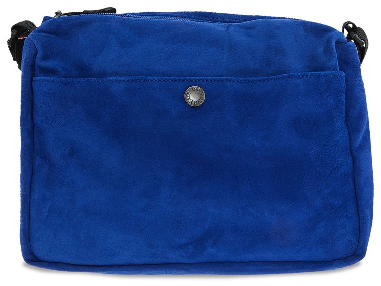 Supreme x The North Face Suede Shoulder Bag Blue