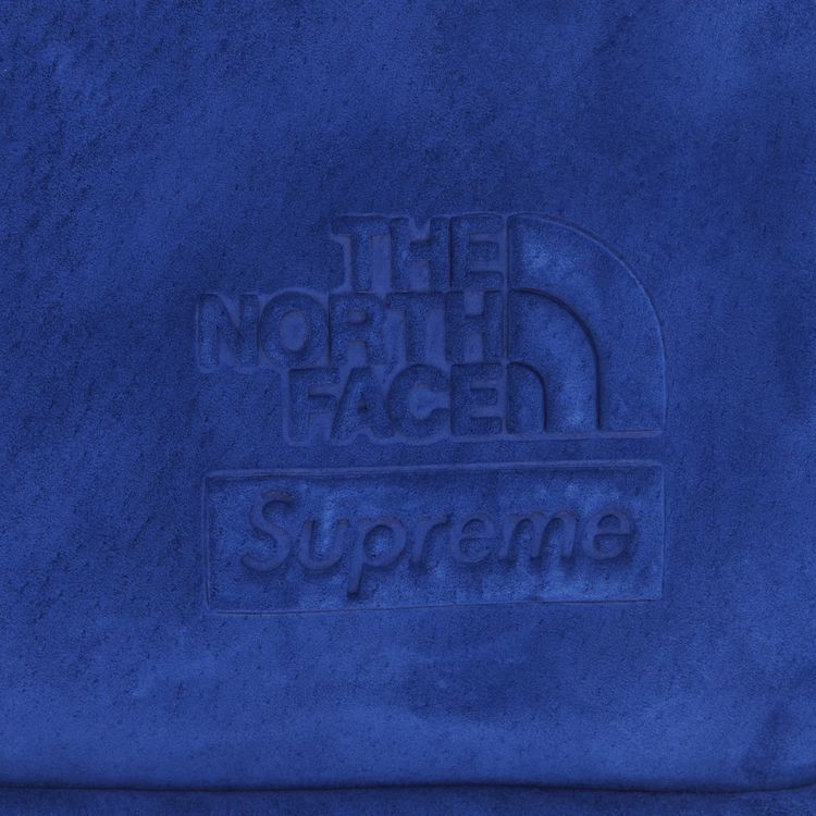 Supreme x The North Face Suede Shoulder Bag Blue