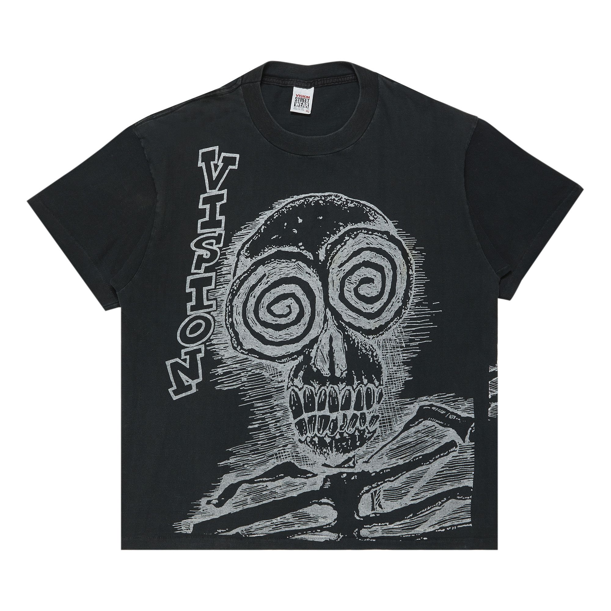 Buy Vintage Vision Street Wear Skull And Bones T-Shirt