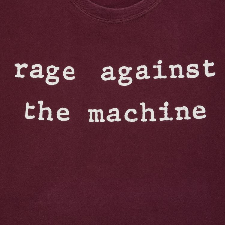 Vintage Rage Against The Machine Molotov T Shirt Burgundy