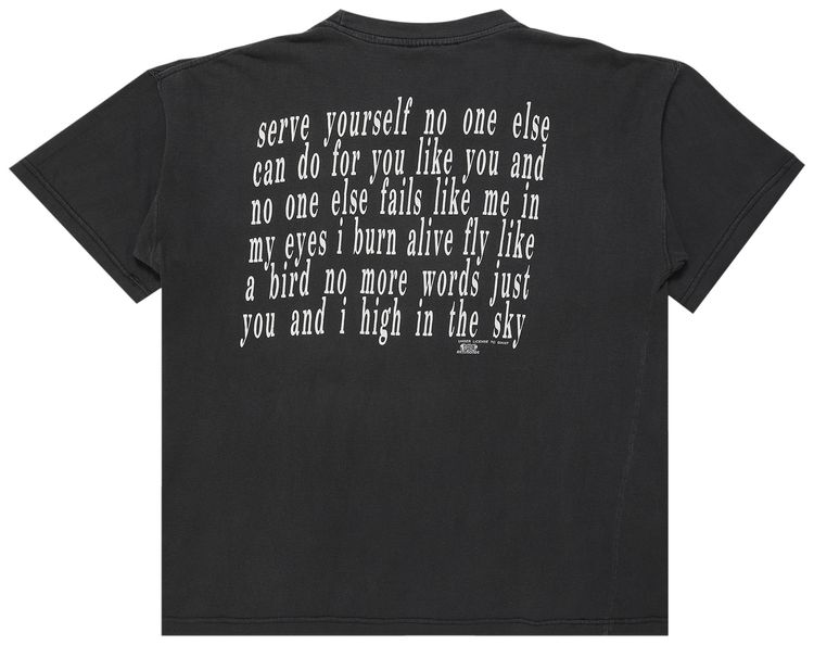 Vintage Smashing Pumpkins Starla T Shirt Faded Black