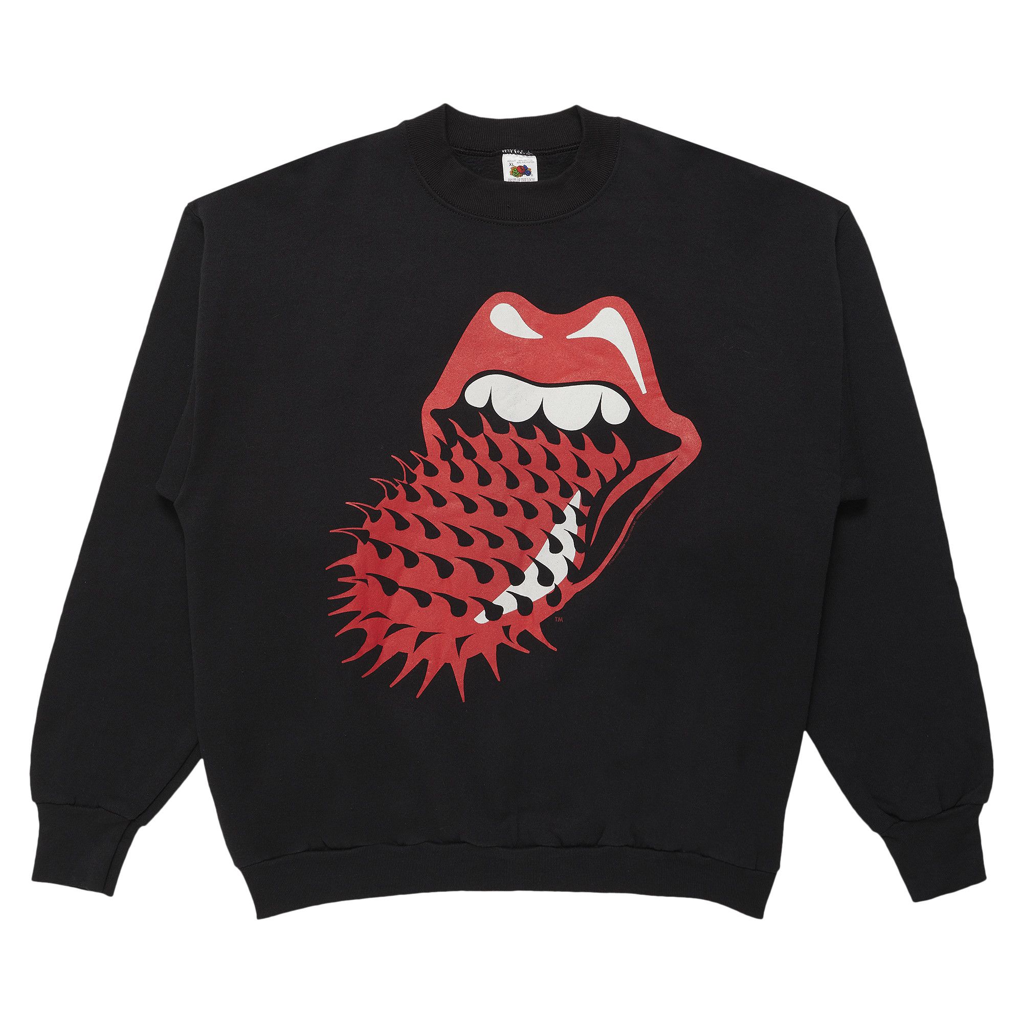 Buy Vintage Rolling Stones Voodoo Lounge Crewneck Sweatshirt Black 2903 119940106VRSV BLAC GOAT UK