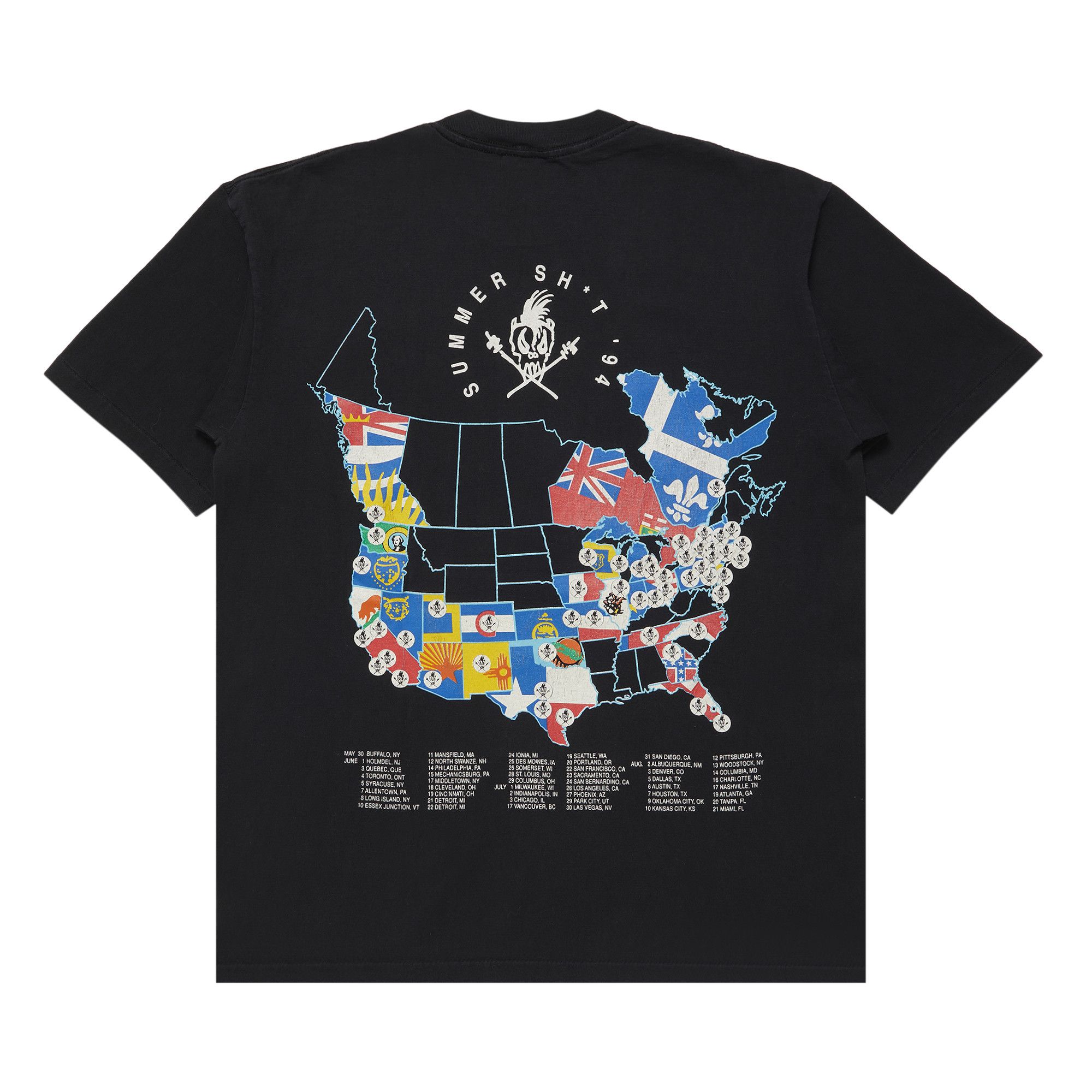 トップス LLICA summer sh*t fade tee black l Vintage 1994 Metallica Summer Shit Tour T-Shirt – Mills
