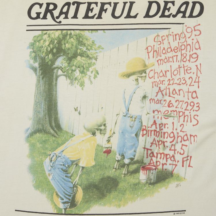 Vintage Grateful Dead Tom Sawyer T Shirt White