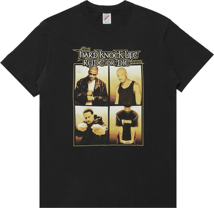 Vintage Jay-Z & DMX Ryde Or Die/Hard Knock Life Tour T-Shirt 'Black'