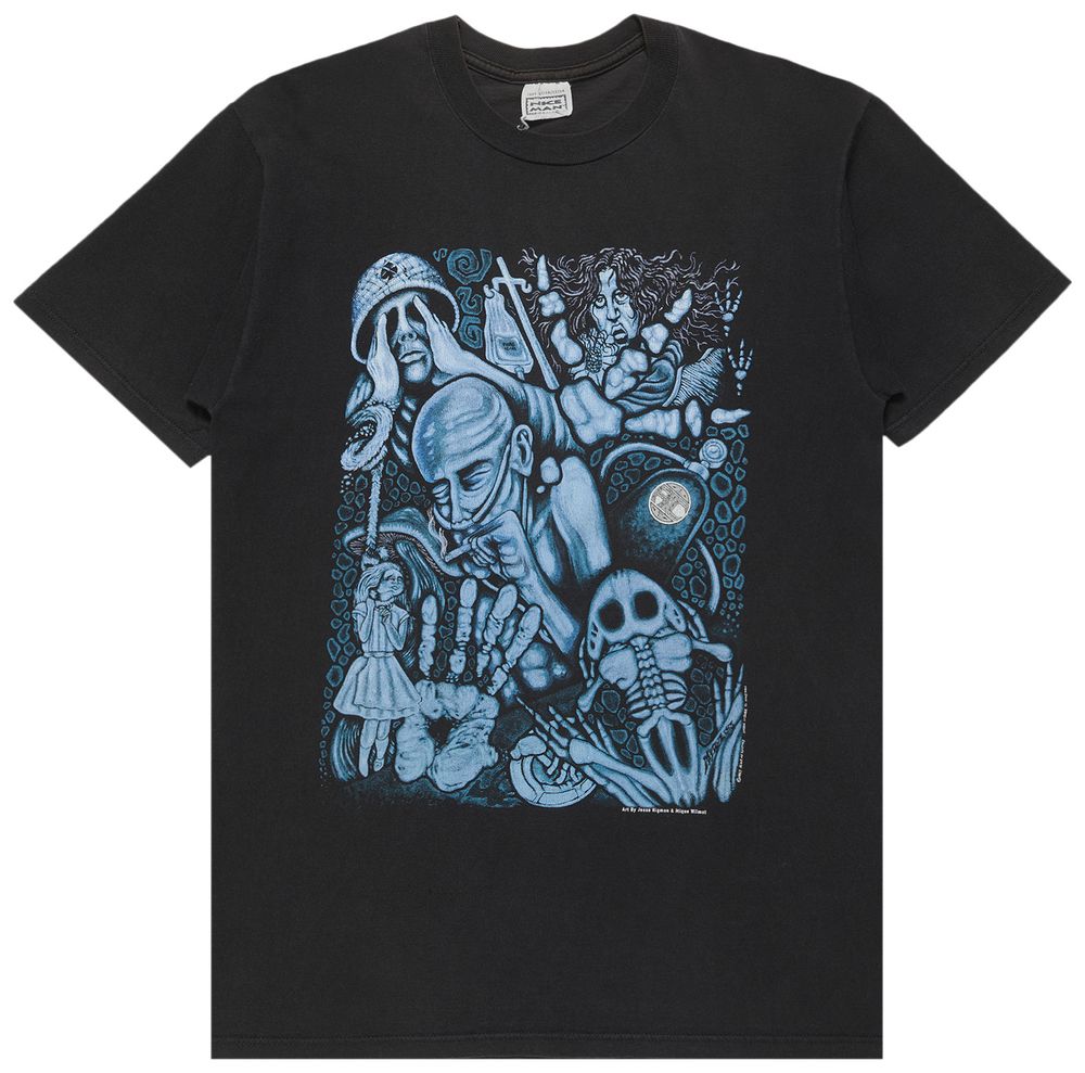 BAY ISLAND ALICE IN CHAINS Band T-Shirt, Men's Size M cotton black type Vintage Second Hand