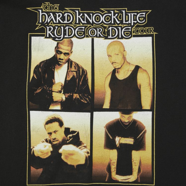 Vintage Jay Z  DMX Ryde Or DieHard Knock Life Tour T Shirt Black