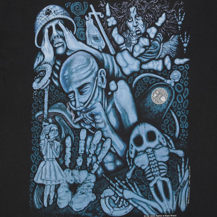 Vintage Alice In Chains 1993 Tour T Shirt Black