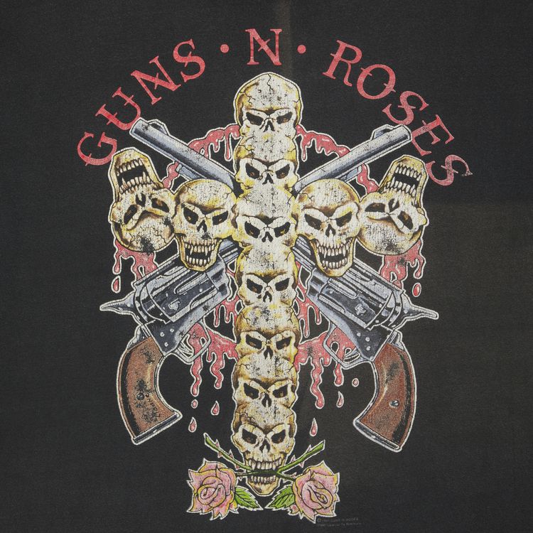 Vintage Guns N Roses Use Your Illusion Tour T Shirt Black