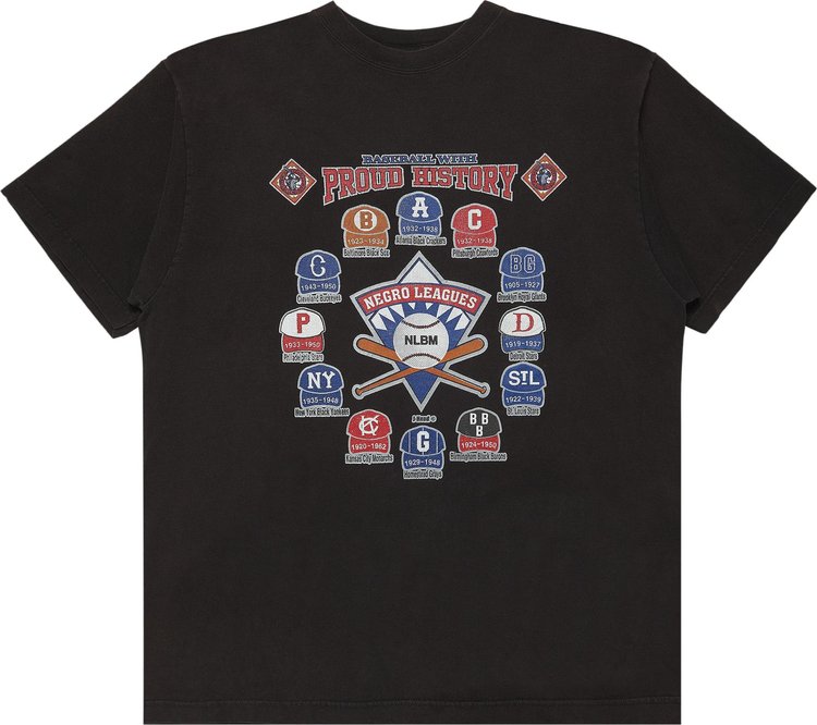 Vintage Negro League Baseball T-Shirt 'Black'
