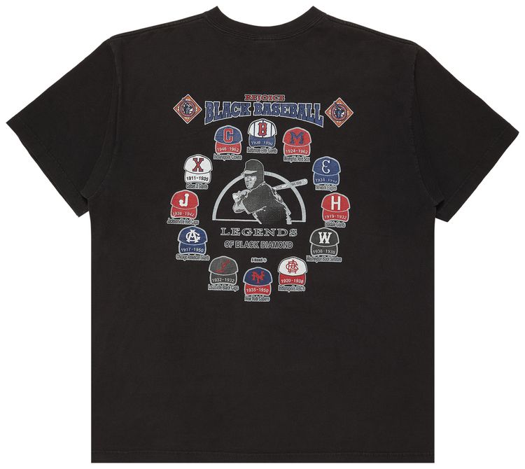 Vintage Negro League Baseball T Shirt Black