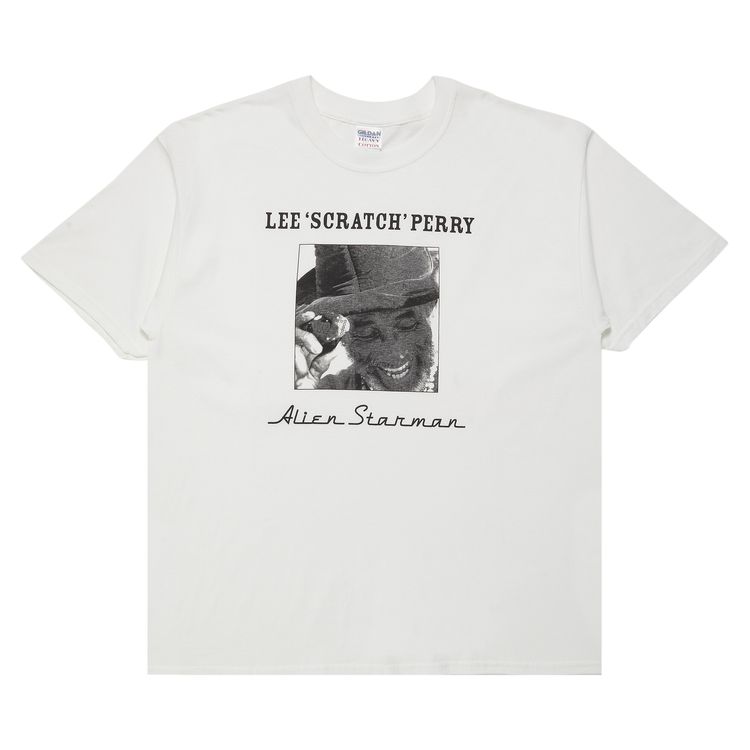 Vintage Lee Scratch Perry T Shirt White