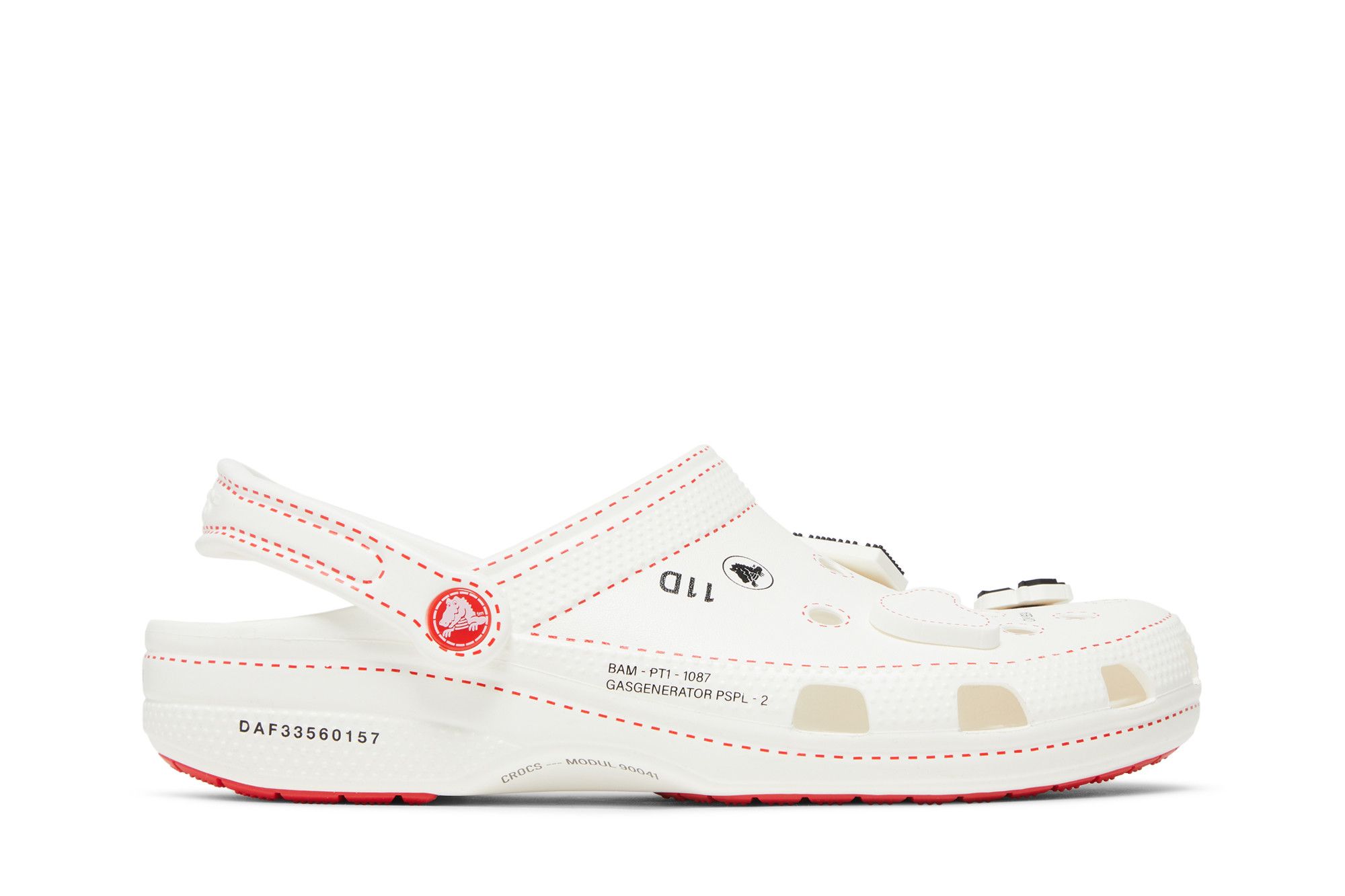 Custom off sale white crocs