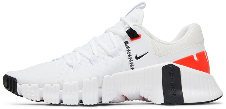 Free Metcon 5 White Bright Crimson