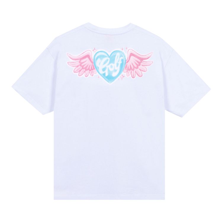 GOLF WANG Airbrush Heart Tee White