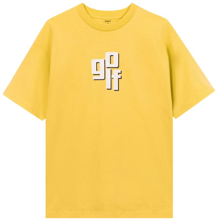 GOLF WANG Stacked Tee Yellow