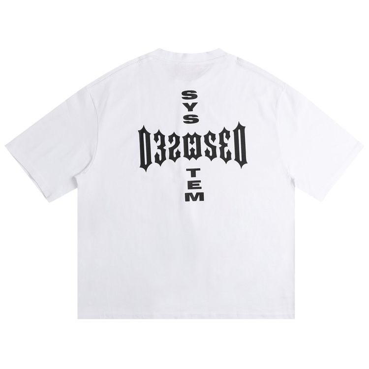 032C Crux Oversized Box Cut T Shirt White
