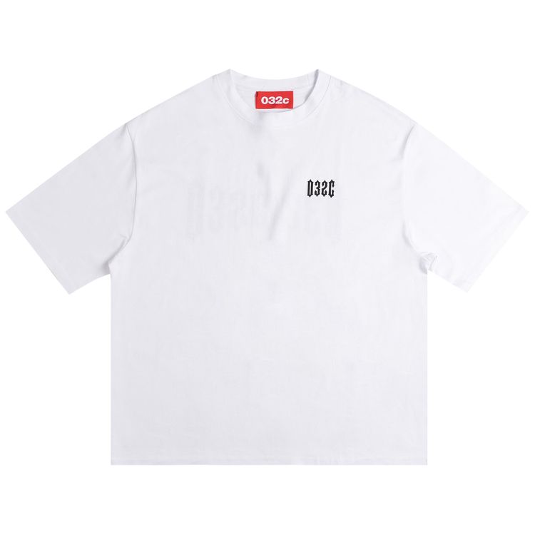 032C Crux Oversized Box Cut T Shirt White
