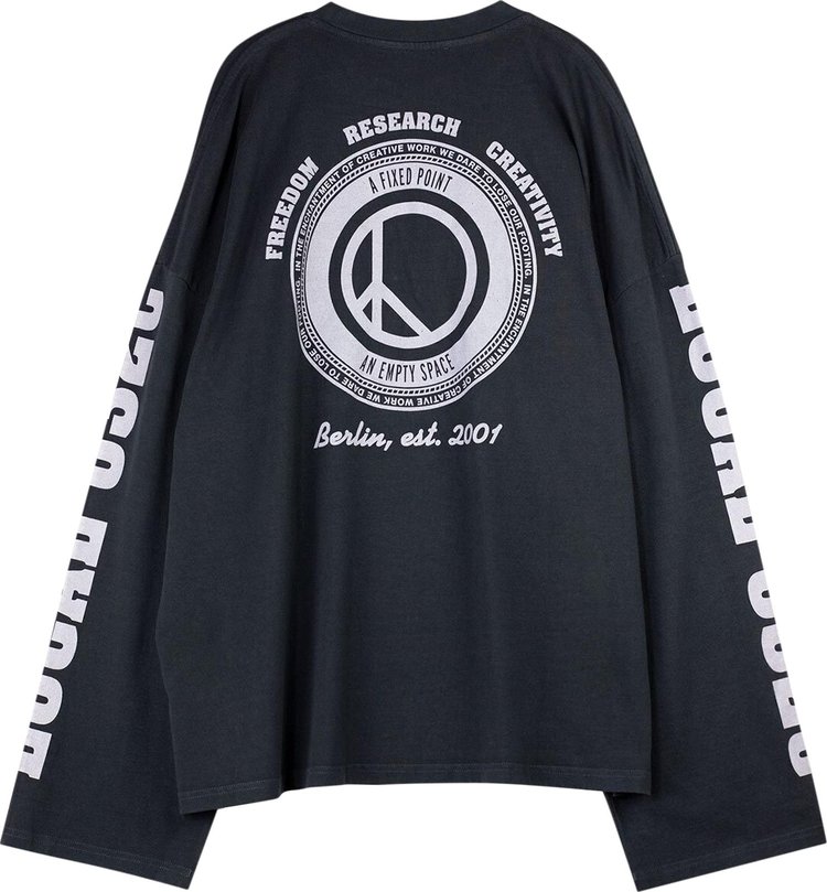 032C Repetition Local Boxy Long Sleeve Faded Black