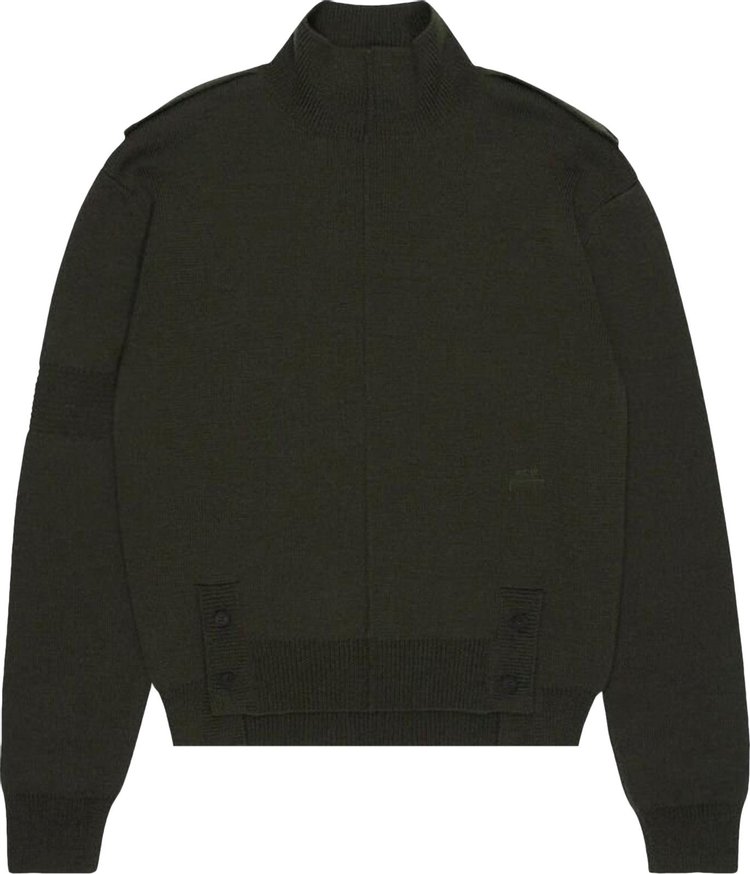 A Cold Wall Utility High Neck Jumper Dark Pine