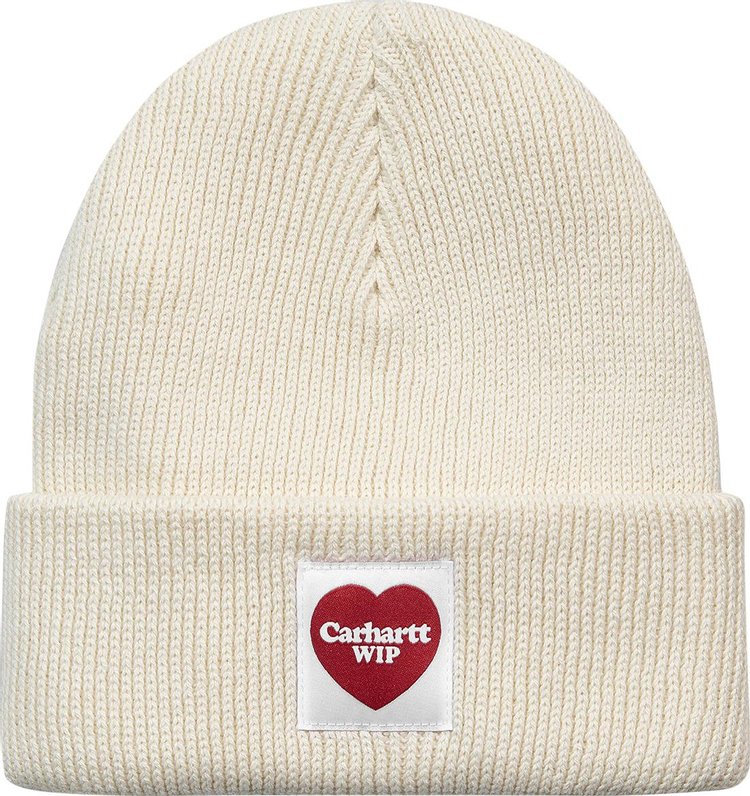 Carhartt WIP Heart Beanie Natural