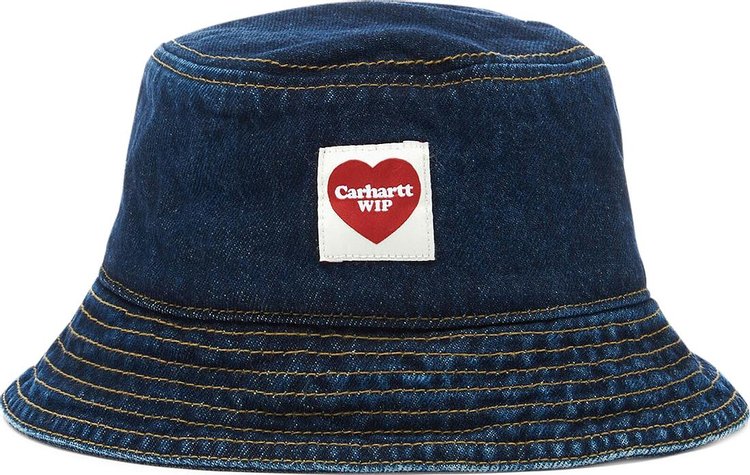 Carhartt WIP Nash Bucket Hat Blue Stone Washed