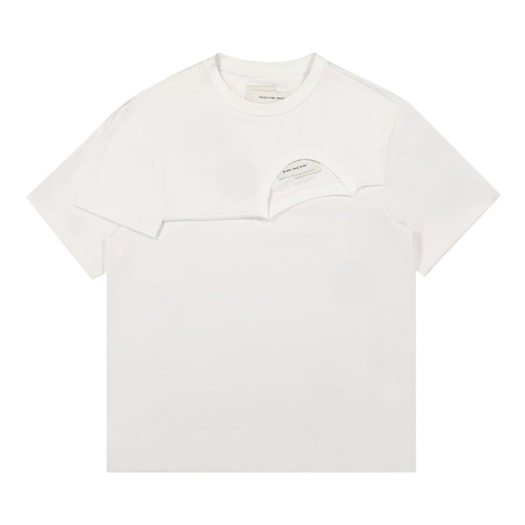 Feng Chen Wang Double Collar T-Shirt 'White'