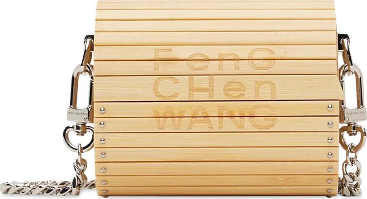 Feng Chen Wang Mini Crossbody Bamboo Bag 'Silver'